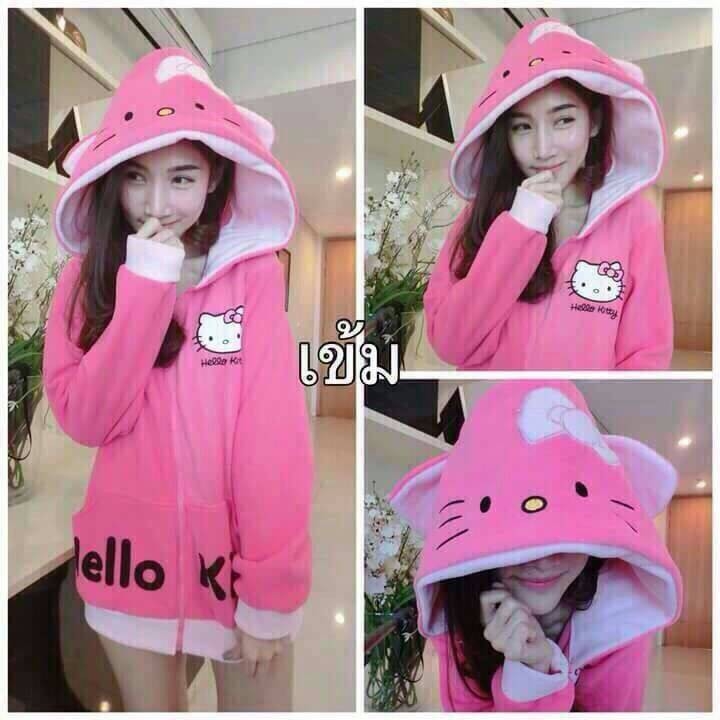 เสื้อกันหนาวฮู้ทการ์ตูน ไซร์ใหญ่