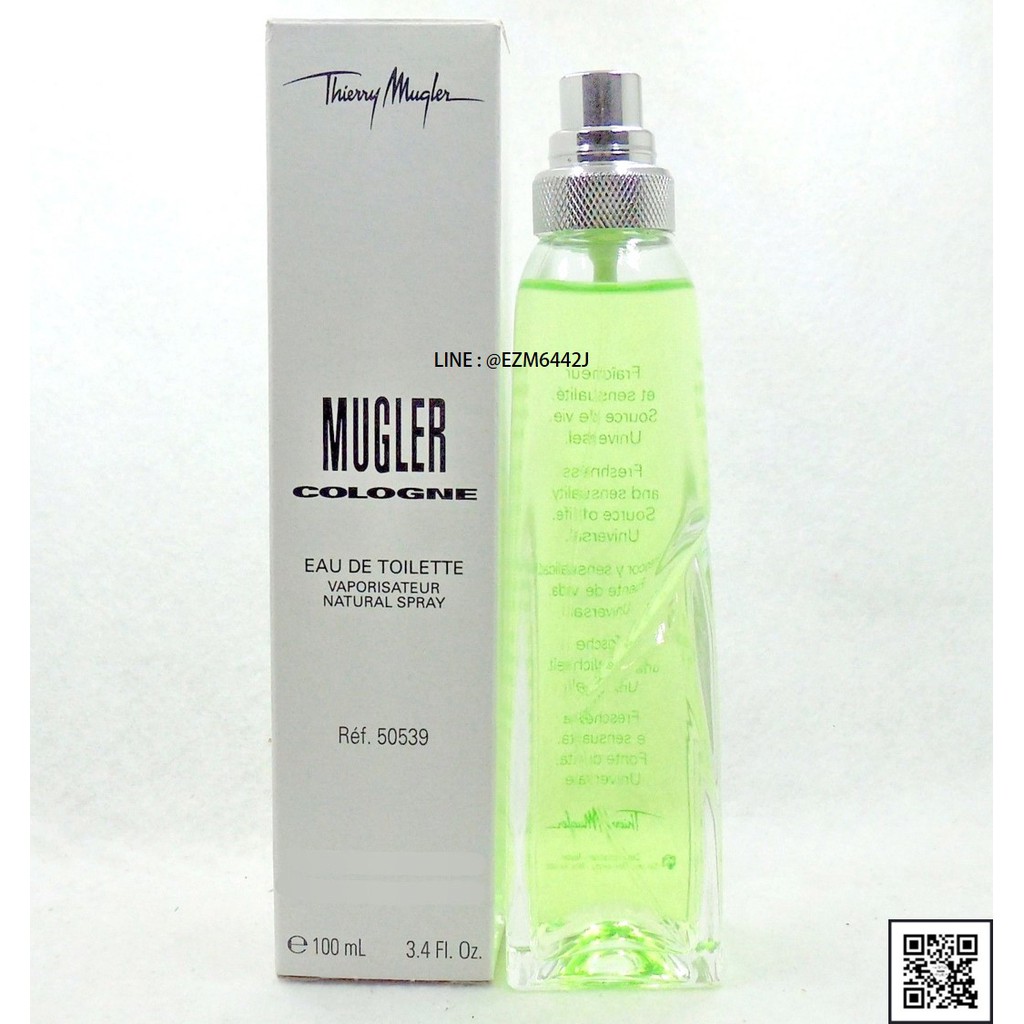 น้ำหอมแท้ THIERRY MUGLER COLOGNE FOR UNISEX EAU DE TOILETTE SPRAY 100 ML TESTER BOX ของใหม่กล่องเทสเตอร์