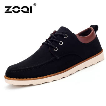 Zoqi ชายรองเท้าทางการรองเท้าหุ้มส้นรองเท้าผู้ชาย (สีดำ) - Int'l