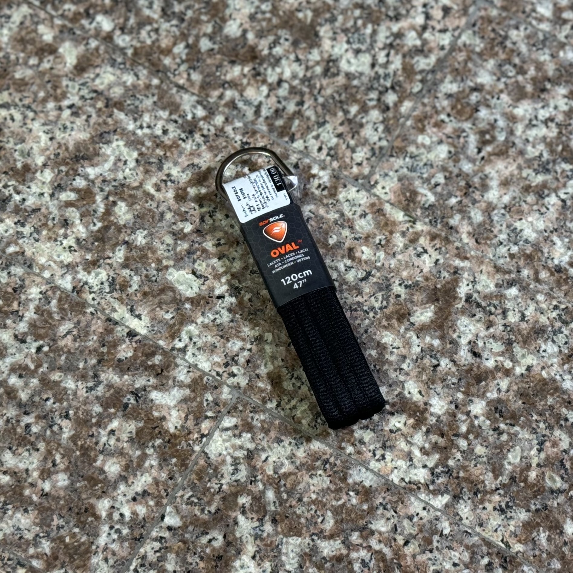 เชือกรองเท้า SofSole Oval Lace ‘Black’