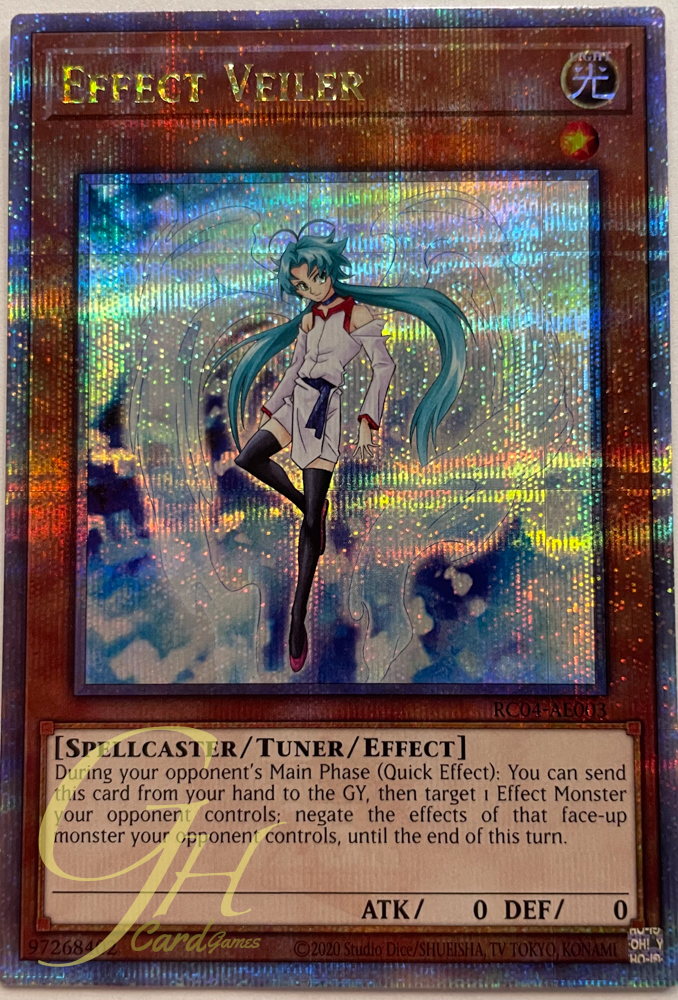Yugioh [RC04-AE003] Effect Veiler (Quarter Secret Rare)