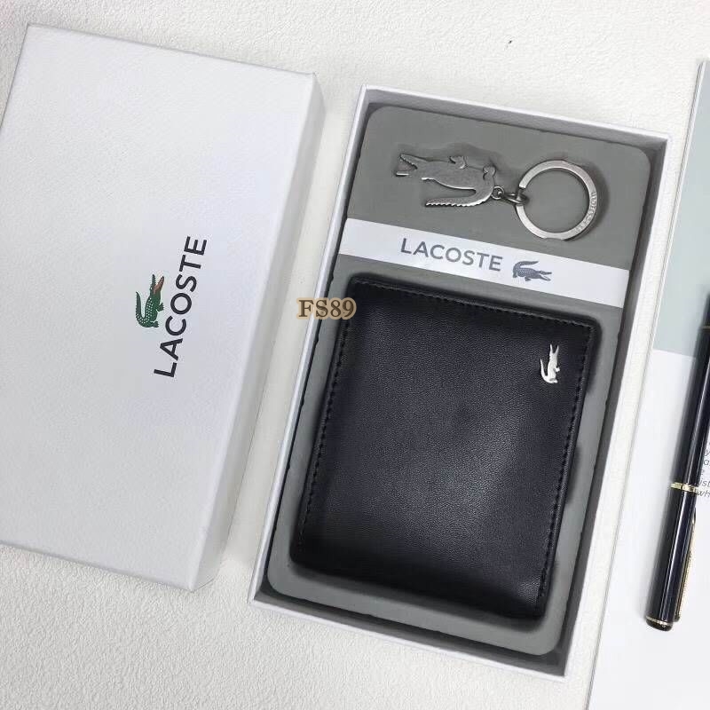 กระเป๋าสตางค์บุรุษพับสองตอน LACOSTE