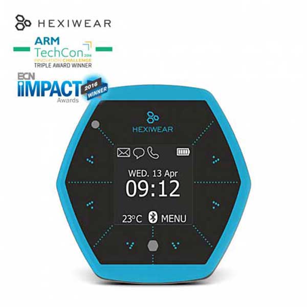 พรีออเดอร์ HEXIWEAR - บอร์ด IoT Wearable SINGLE HEXIWEAR UNIT จาก MikroElektronika