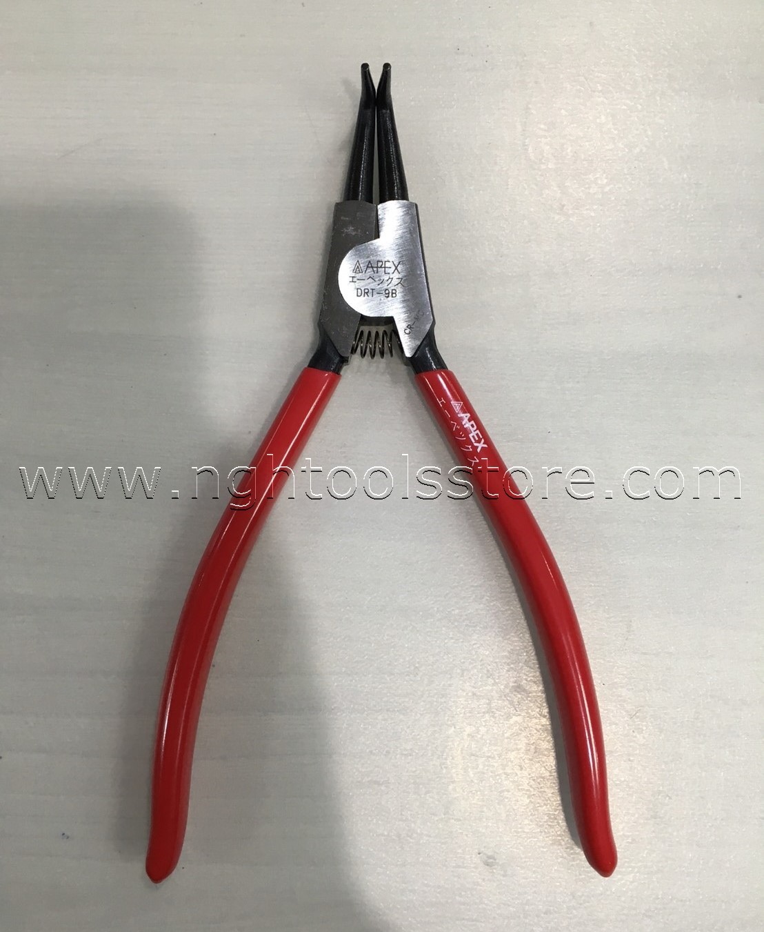 คีมถ่างแหวนปากงอ ขนาด 9" ยี่ห้อ APEX