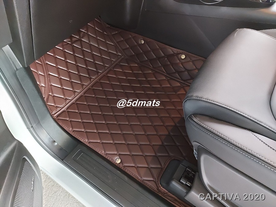พรมปูพื้นรถยนต์ CHEVROLET CAPTIVA 2020 พรม5D VIP ลายสามมิติ เต็มคัน 9ชิ้น รวมแผ่นท้าย +ปิดเบาะ