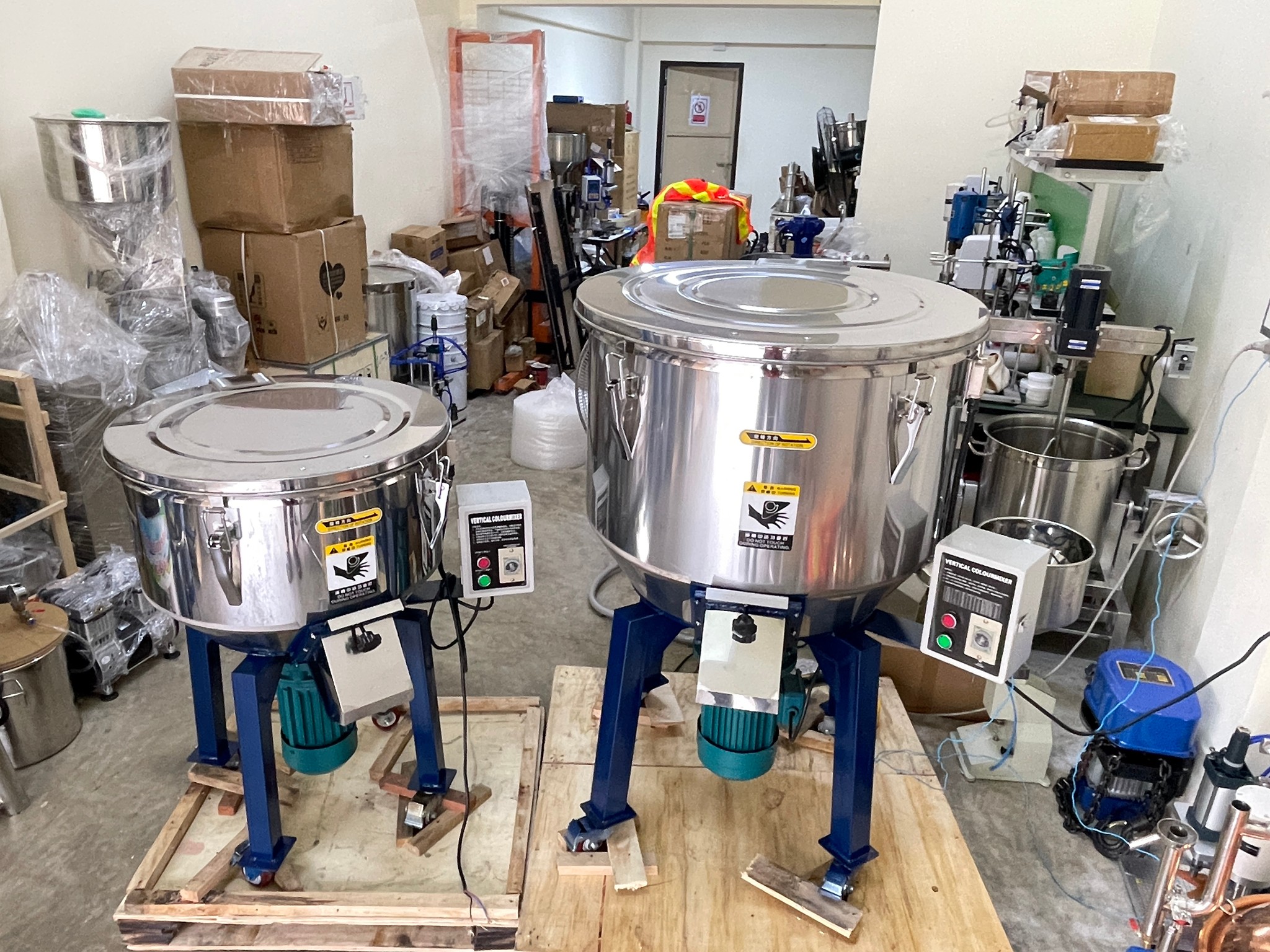 เครื่องผสมอเนกประสงค์ ผสมอาหาร ผสมยา ผสมเม็ดพลาสติก และอื่นๆ MM1 stainless steel mixer