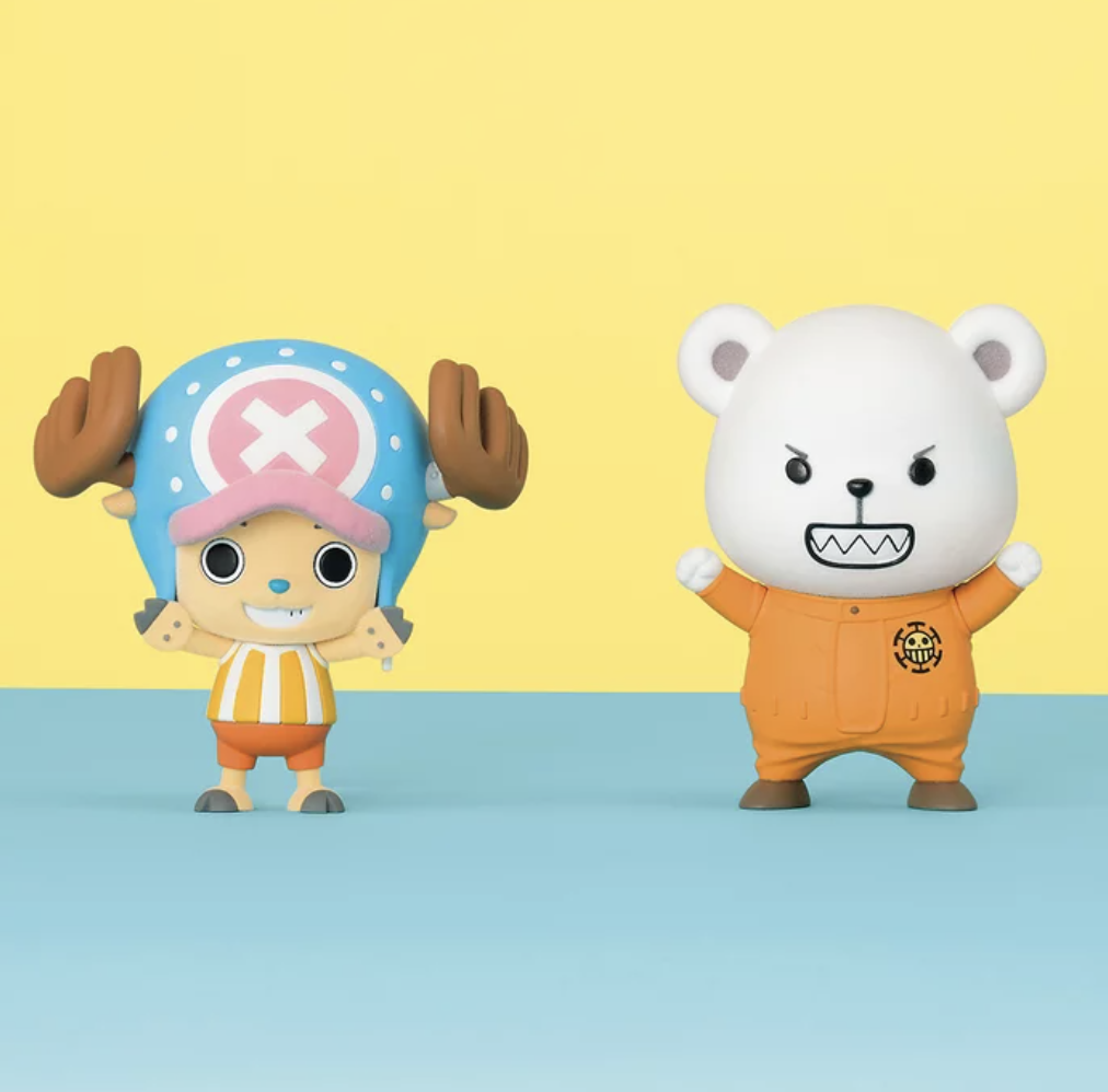 ONE PIECE FLUFFY PUFFY CHOPPER&BEPO (A:TONY TONY.CHOPPER)