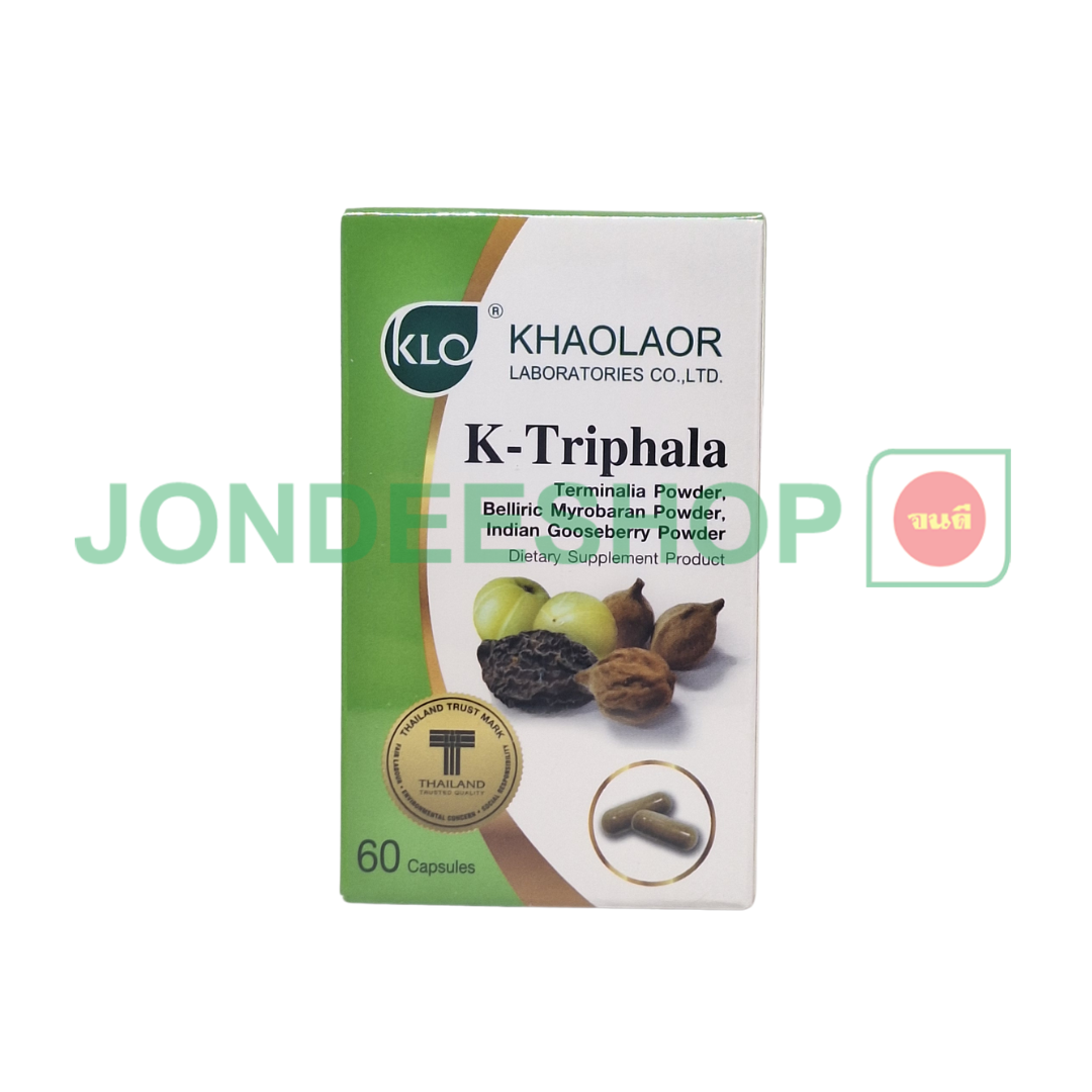 ขาวละออ เค-ตรีผลา 60 แคปซูล #8850138020638
