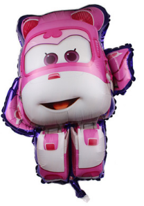 ลูกโป่งฟอยล์ซุปเปอร์วิงค์ สีชมพู / Foil Balloon Super Wing Pink Size 83*80cm