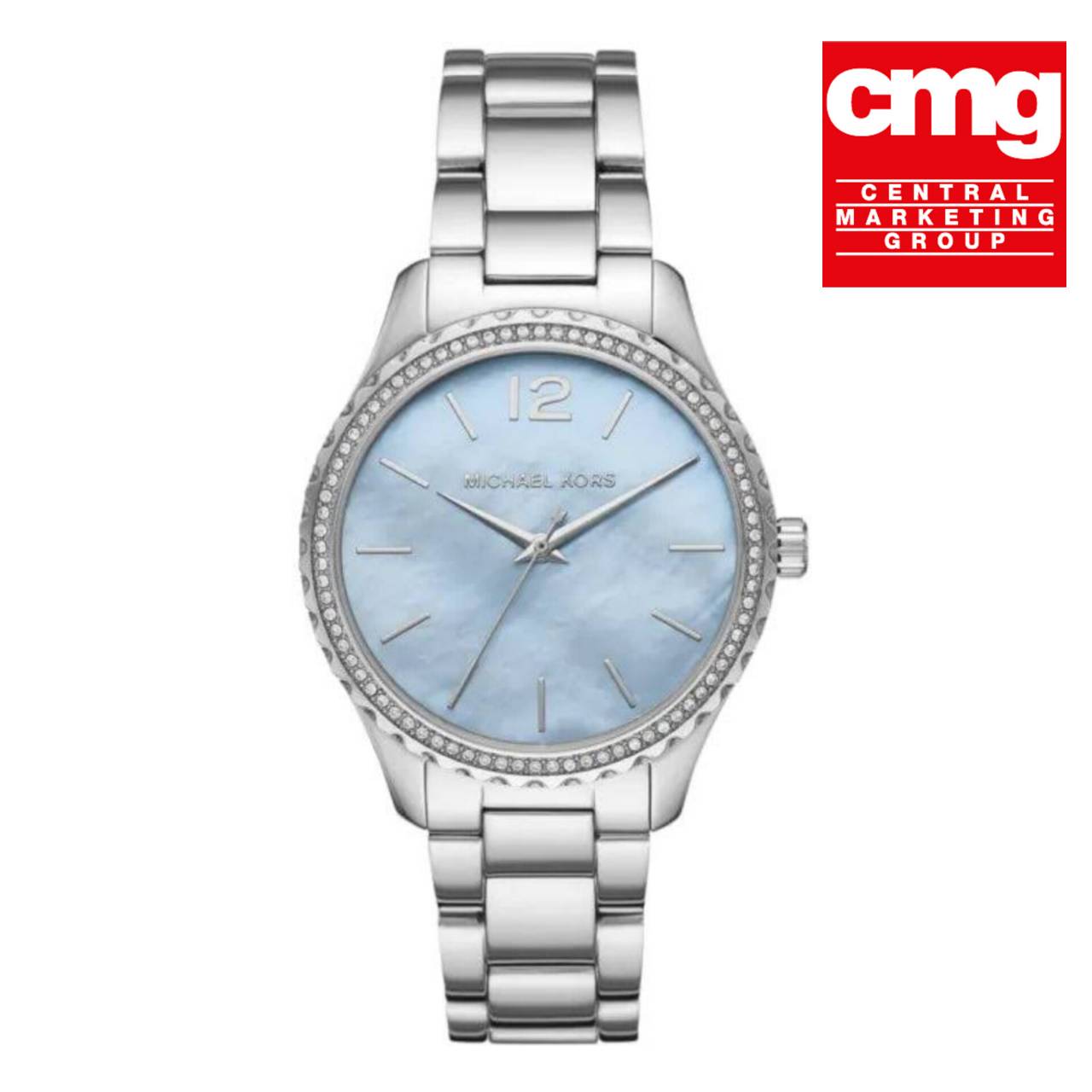 นาฬิกา Michael Kors Layton Three-Hand Steel Watch MK6847 Size 38 mm (ประกันศูนย์ CMG)