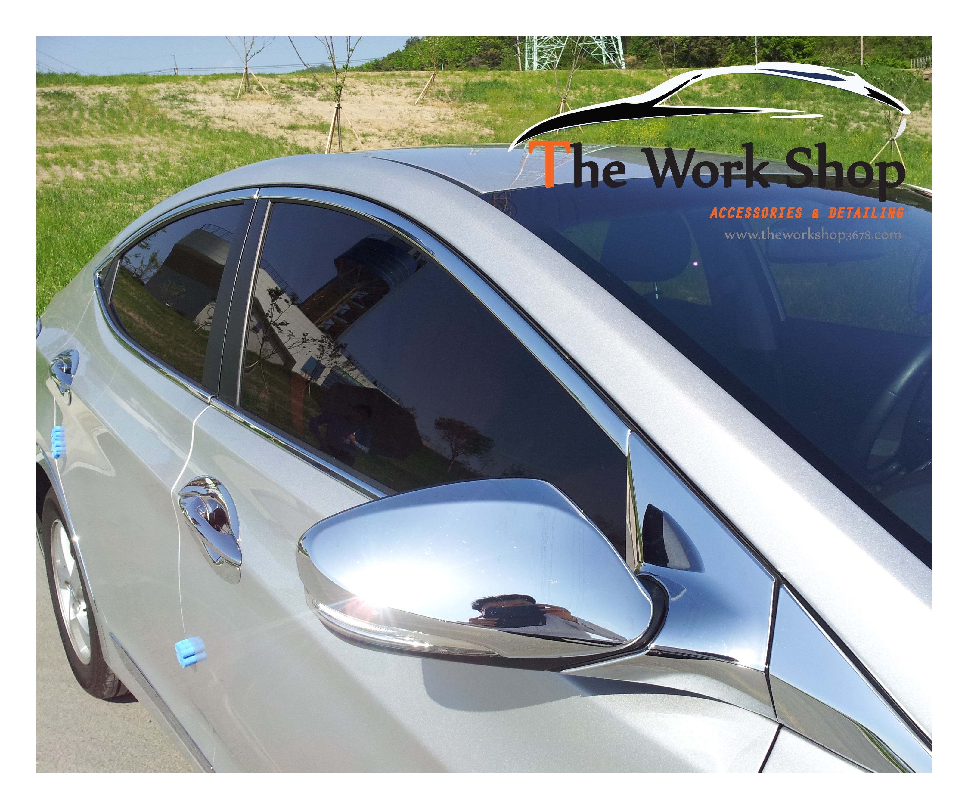 Side Mirror Cover for MD2014 - โครเมี่ยมครอบกระจกมองข้าง