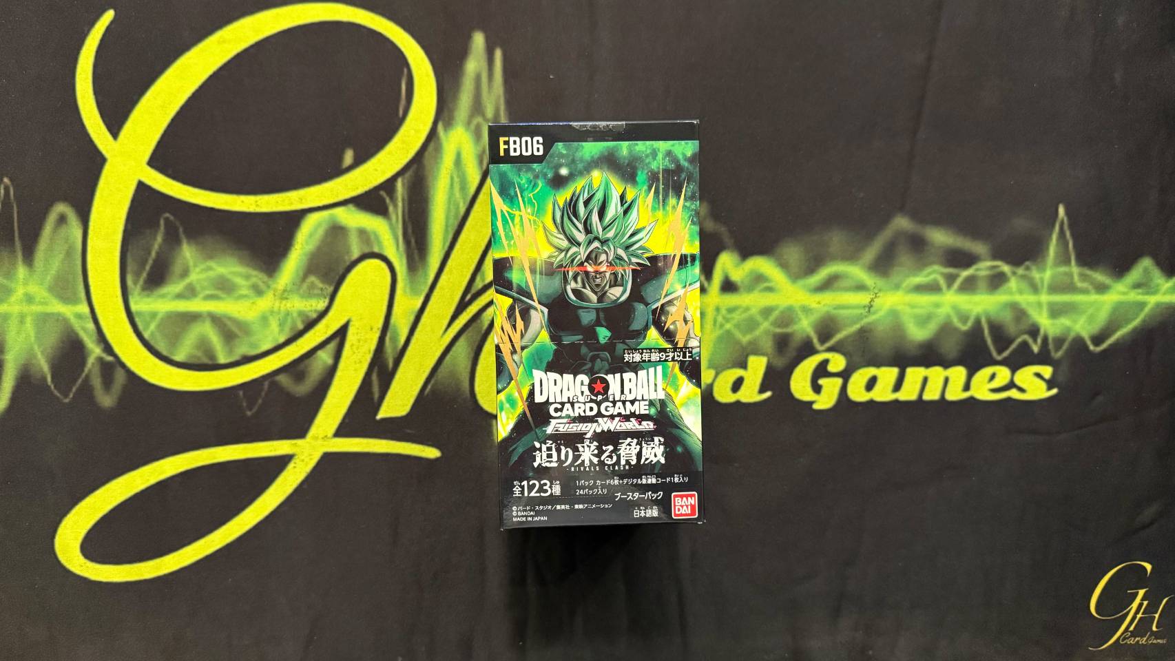 Dragon Ball Card Game [FB-06] DragonBall Booster Pack 「RIVAL CLASH」 แบบ 1 กล่อง