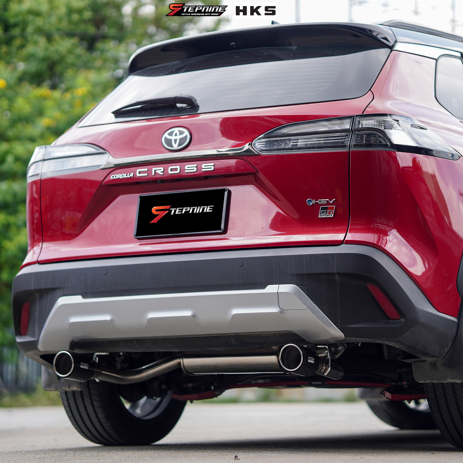 ท่อ HKS ของแท้ตรงุร่น Toyota Corolla Cross ไม่ต้องดัดแปลงราคาถูกสุดที่ STEP9