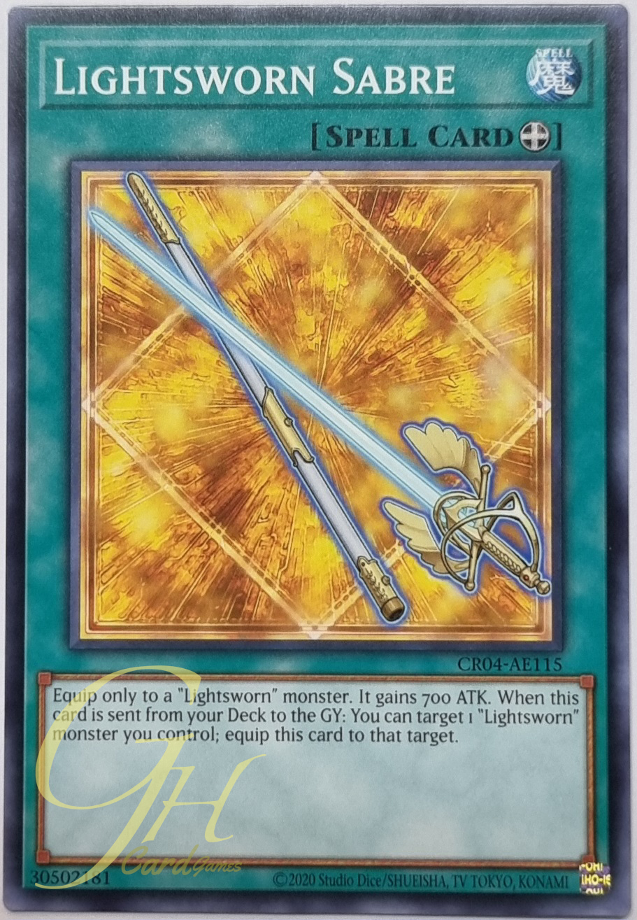 Yugioh [CR04-AE115] Lightsworn Sabre (Common)