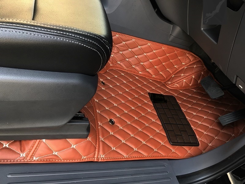 พรมปูพื้นรถยนต์6D NEW BT-50 CAB รุ่น VIP สีน้ำตาล เต็มคัน