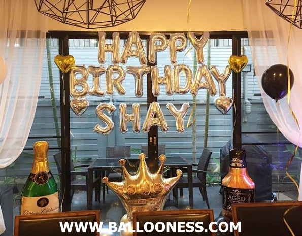 เซทแบ็คดรอปวันเกิด พร้อมฐานตั้ง / Set Backdrop Birthday + Stand
