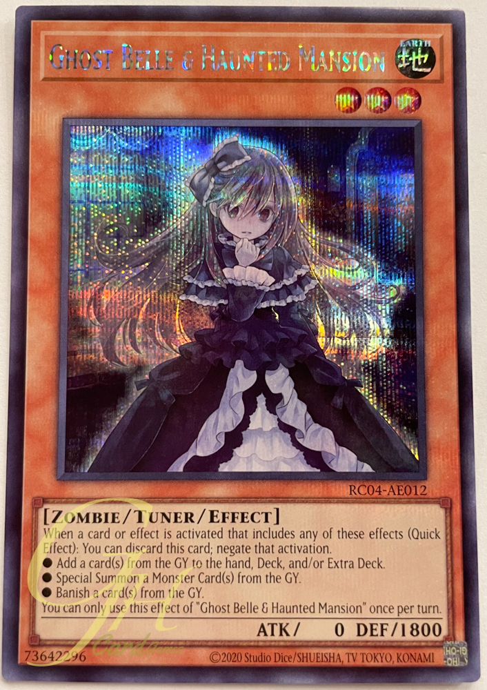 Yugioh [RC04-AE012] Ghost Belle & Haunted Mansion (Secret Rare)