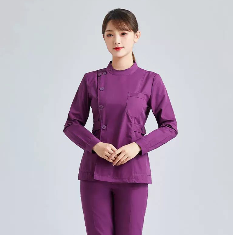 ชุดพยาบาลแขนยาวและแขนสั้น พร้อมกางเกง OLM-3