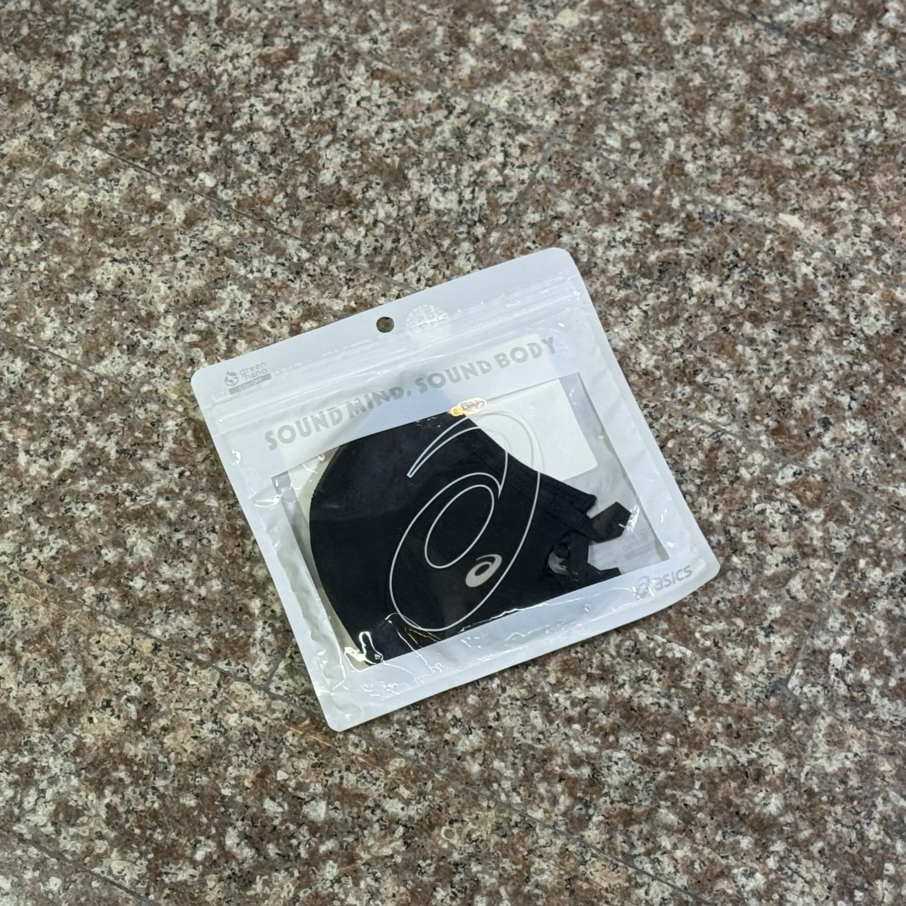 หน้ากาก ผ้า ASICS Sport 3 Layer Face Covers ‘BLACK’ (L)