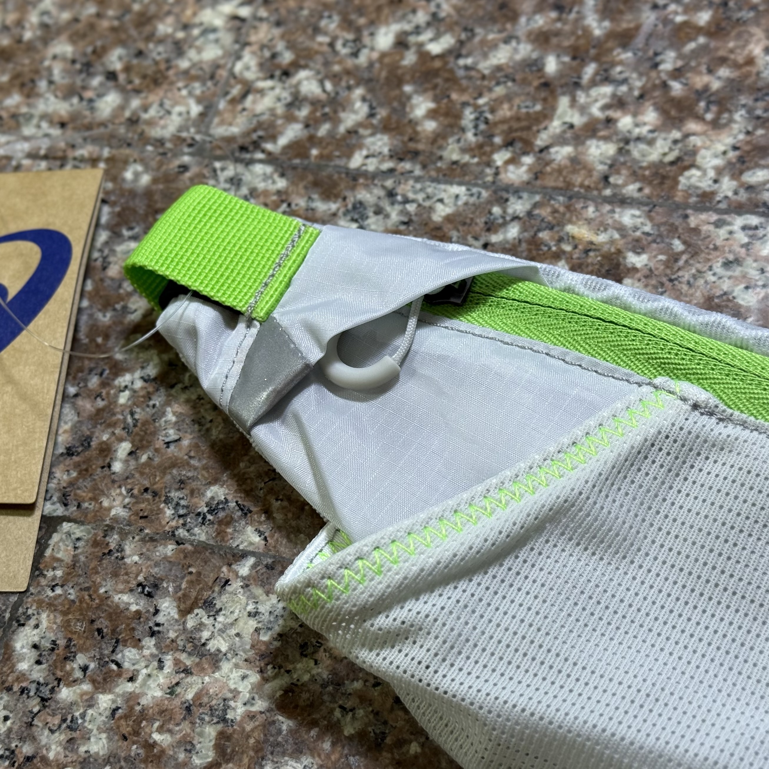 กระเป๋าวิ่ง ASICS Running Waist Pouch M ‘Grey/Lime’
