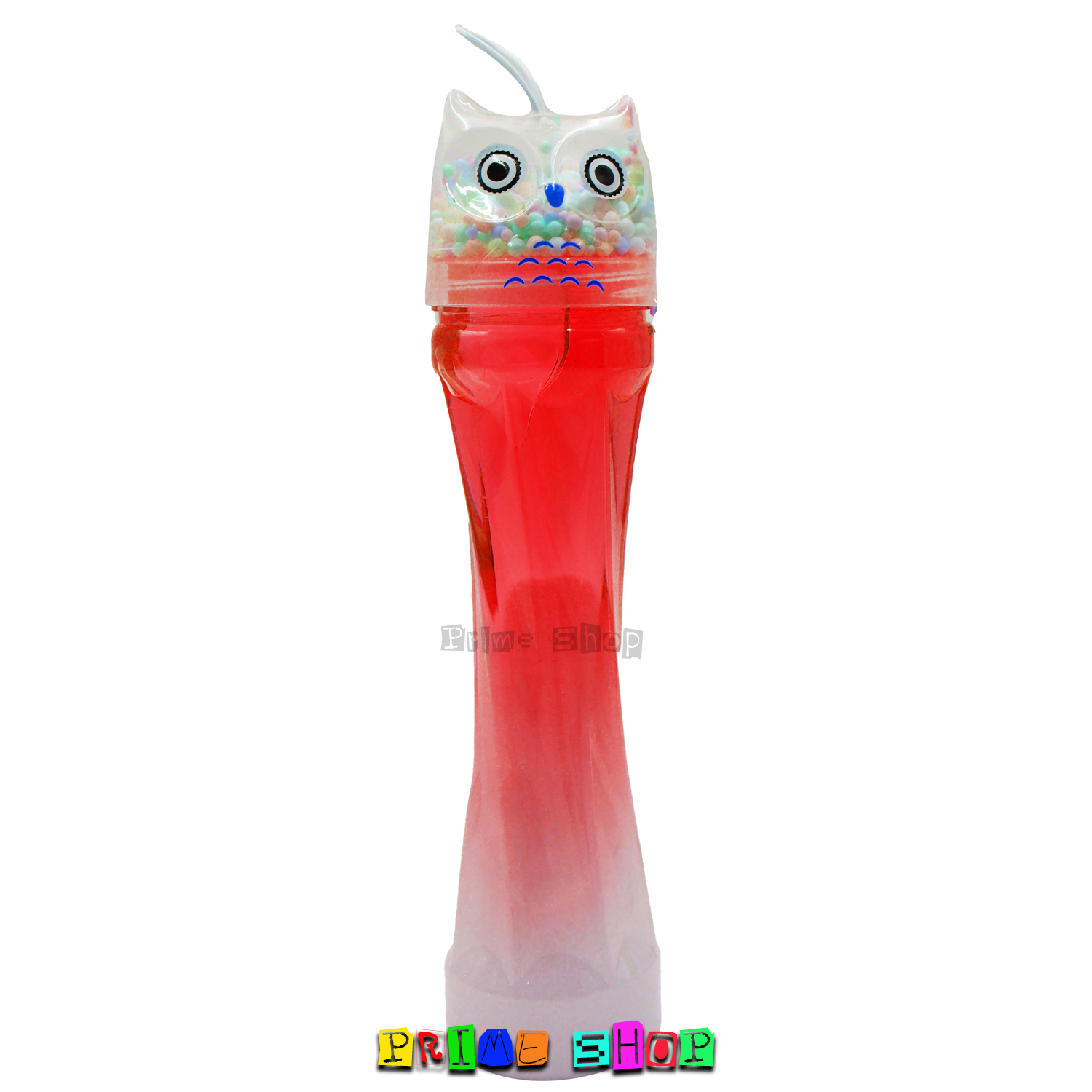 สไลม์คริสตัล แบบขวด มีเม็ดโฟม