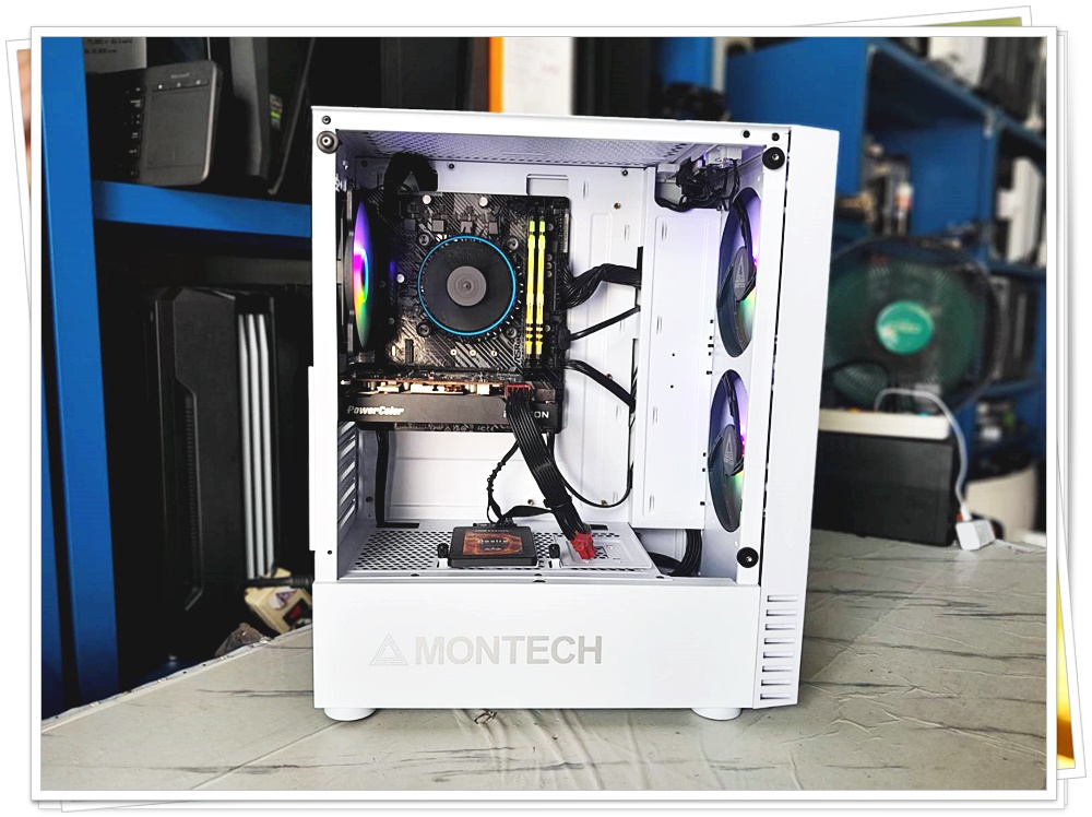 คอมสเปคเล่นเกมส์ I5 12400F+ RX 6500XT