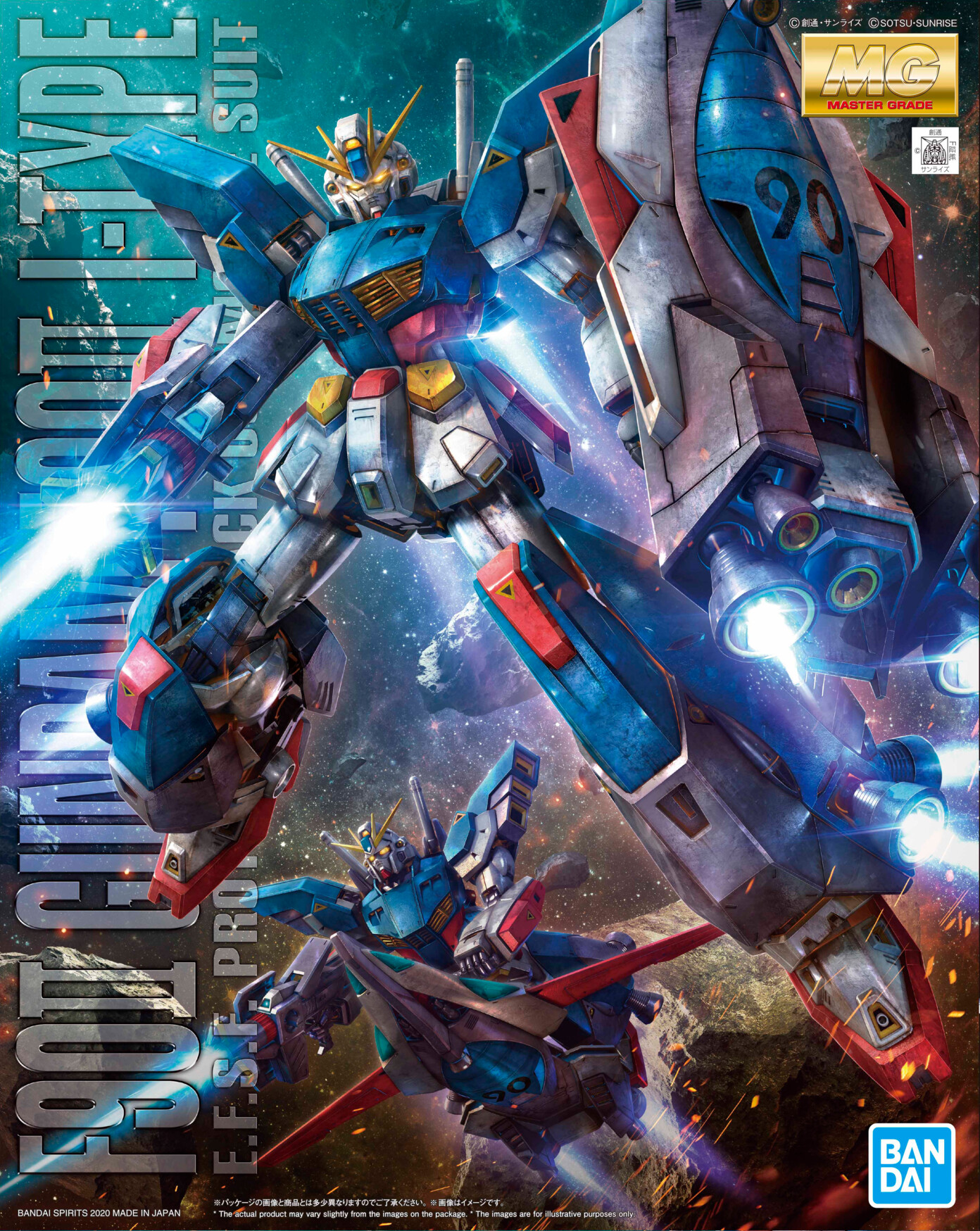 P-Bandai: MG 1/100 Gundam F90II Intercept Mission Pack