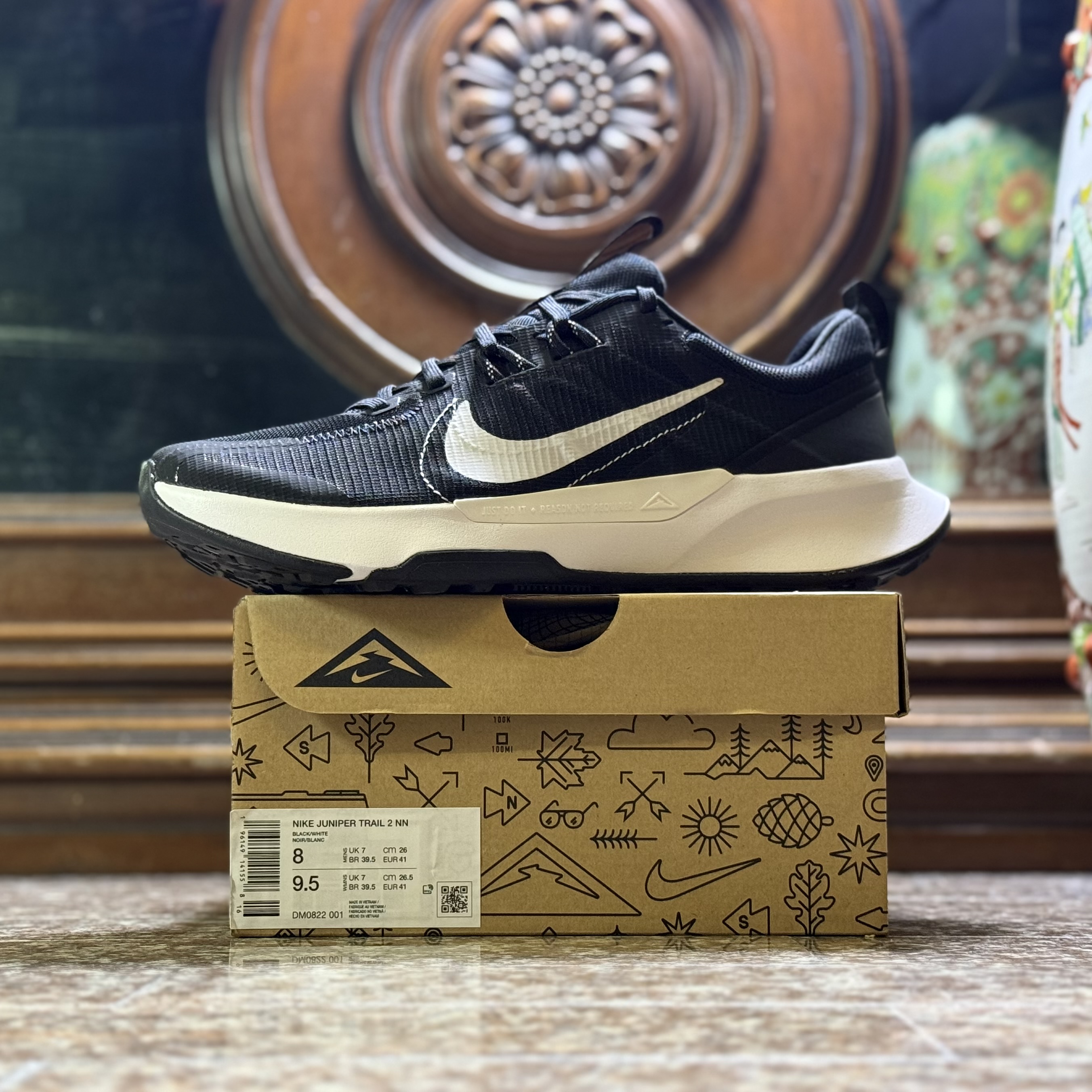 รองเท้าวิ่งเทรล Nike Juniper Trail 2 ‘BLACK’ (M9/10US)