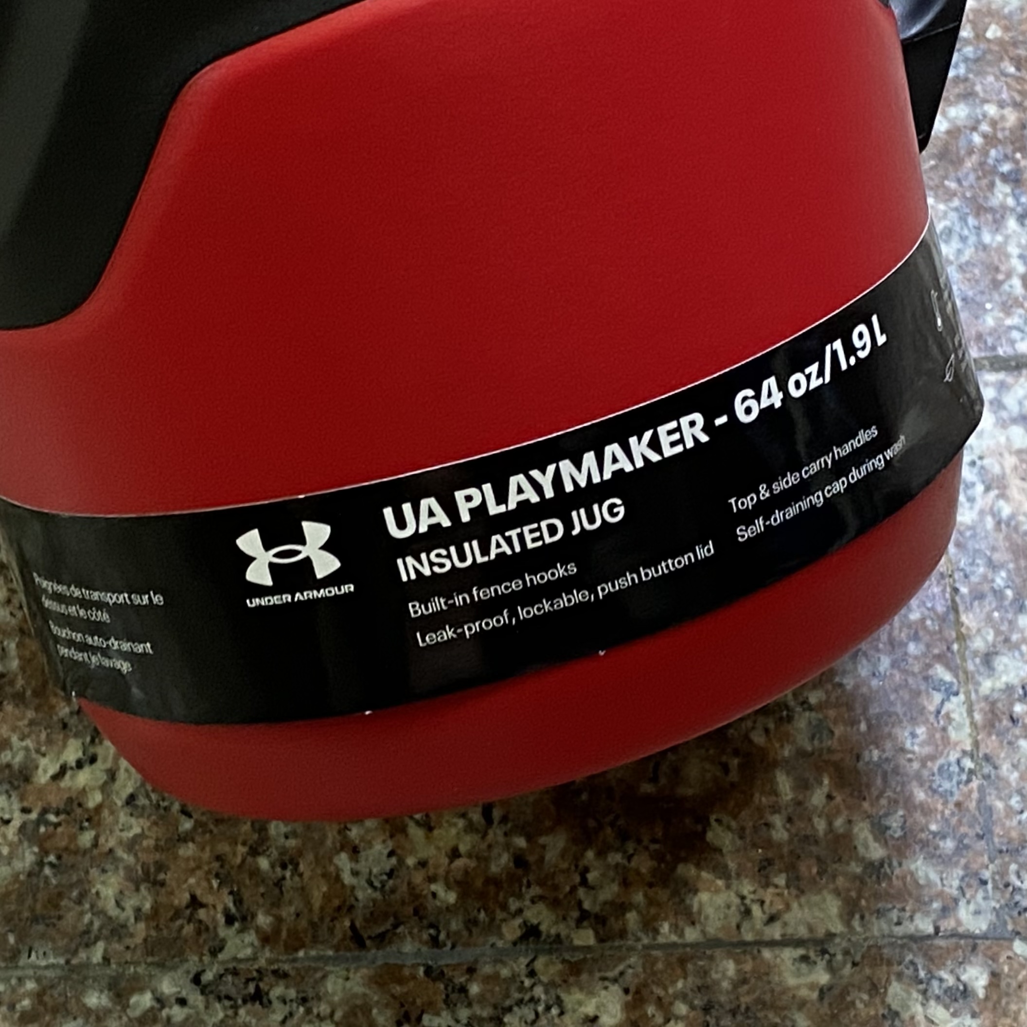 กระบอกน้ำ Under Armour PlayMaker Water Bottle ‘RED’ (64OZ)