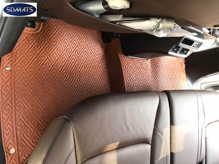พรมปูพื้นรถยนต์5D ISUZU NEW D-MAX 4ประตู 2020 พรม5D 13มิล ลายFERMES 3ชิ้น