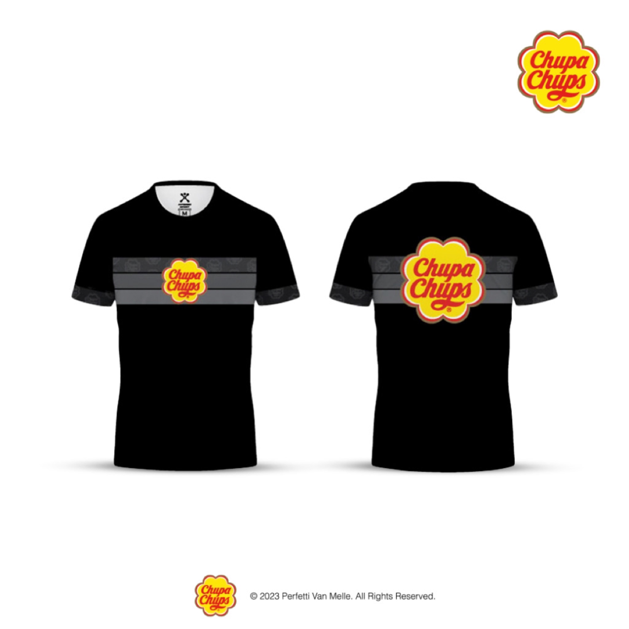 เสื้อวิ่ง NoxNox X Chupa Chups Running Shirt ‘LIMITED’ AllBlack (S,M)