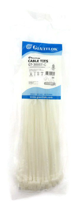สายรัดพลาสติกสีขาว ยี่ห้อ GIANTLOK
