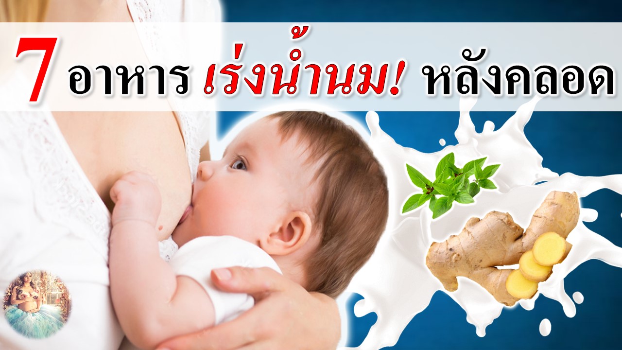 7 อาหารเร่งน้ำนมแม่หลังคลอด! 7 อาหารเร่งน้ำนมแม่หลังคลอด!