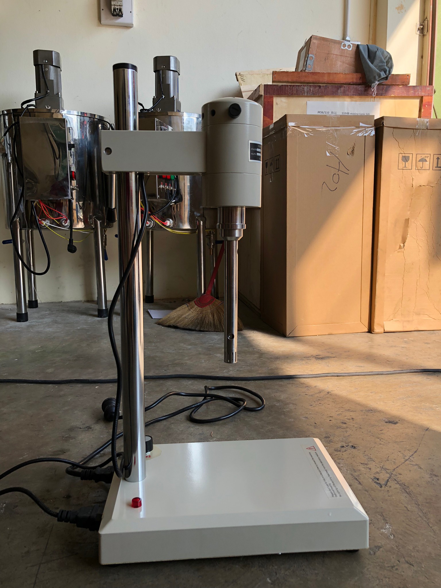 🌈เครื่องปั่น รุ่น FJ HOMOGENIZER โฮโมจิไนเซอร์ ปั่นของเหลว โลชั่น ครีม แรงเฉือนละเอียด