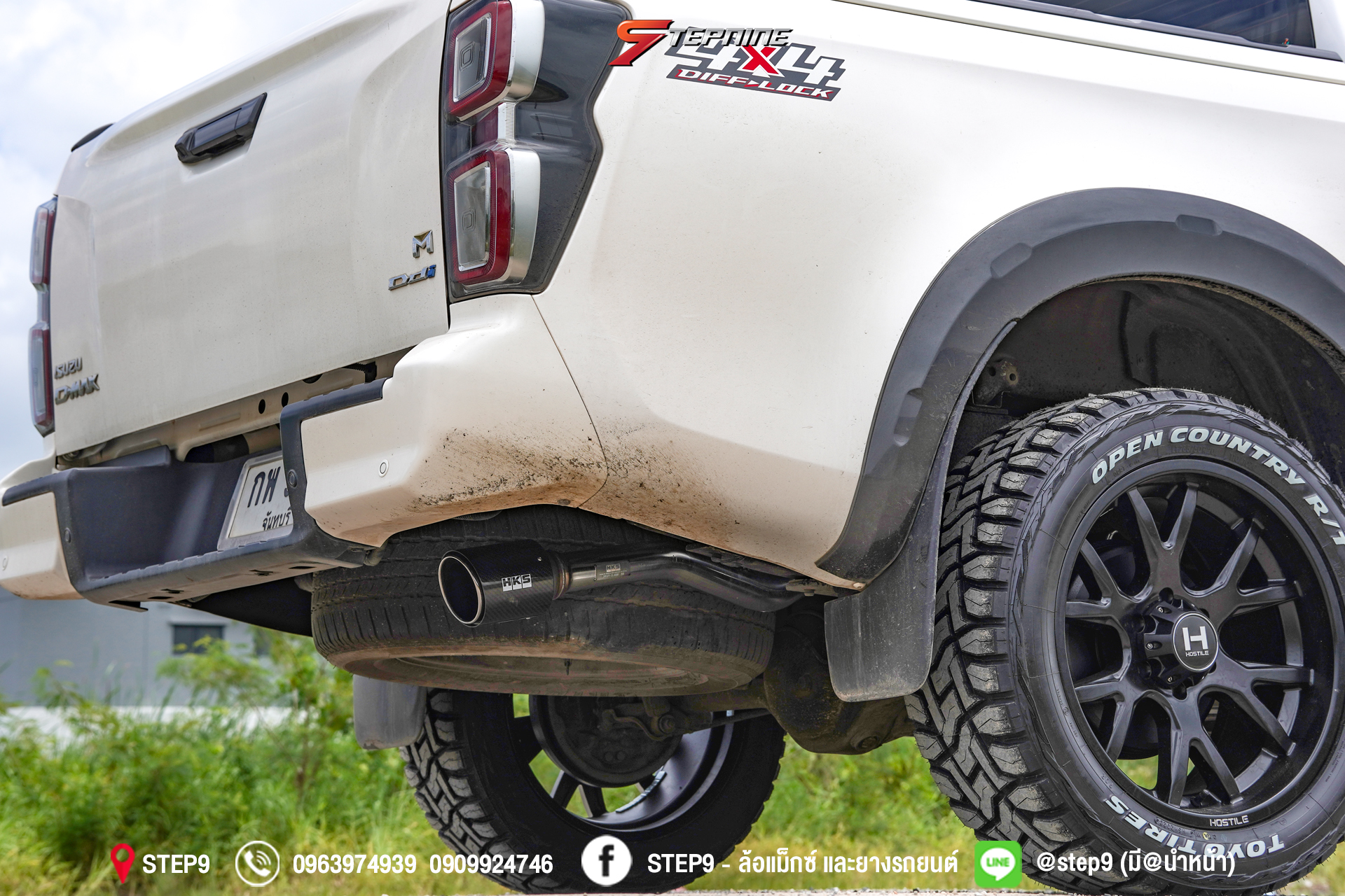 ISUZU D-MAX V-CROSS ทรงมาเฟีย ล้อแท้ ช่วงล่างเดิม ไม่ยื่น ไม่ล้น
