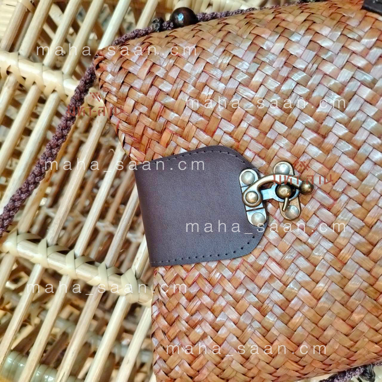 กระเป๋ากระจูดสาน สะพายข้าง crossbody bags 🍃