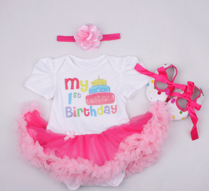 ชุดวันเกิดเด็กmy 1st birthday SIZE S