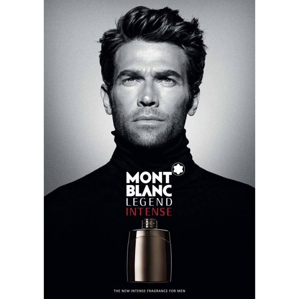 น้ำหอมแท้ SET 3 ITEMS FOR MEN MONT BLANC LEGEND INTENSE EAU DE TOILETTE SPRAY 100 ML+ AFTERSHAVE 100 ML+SHOWER 100 ML