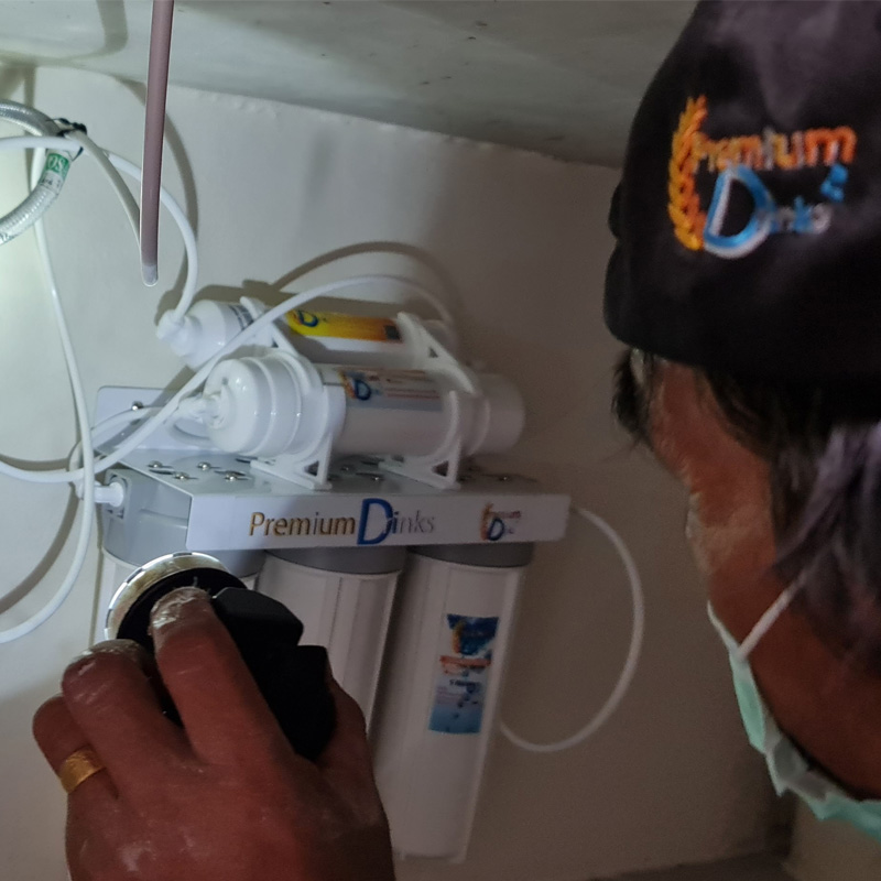 เครื่องกรองน้ำดื่ม 5ขั้นตอน รุ่น UF ราคาพร้อมติดตั้ง