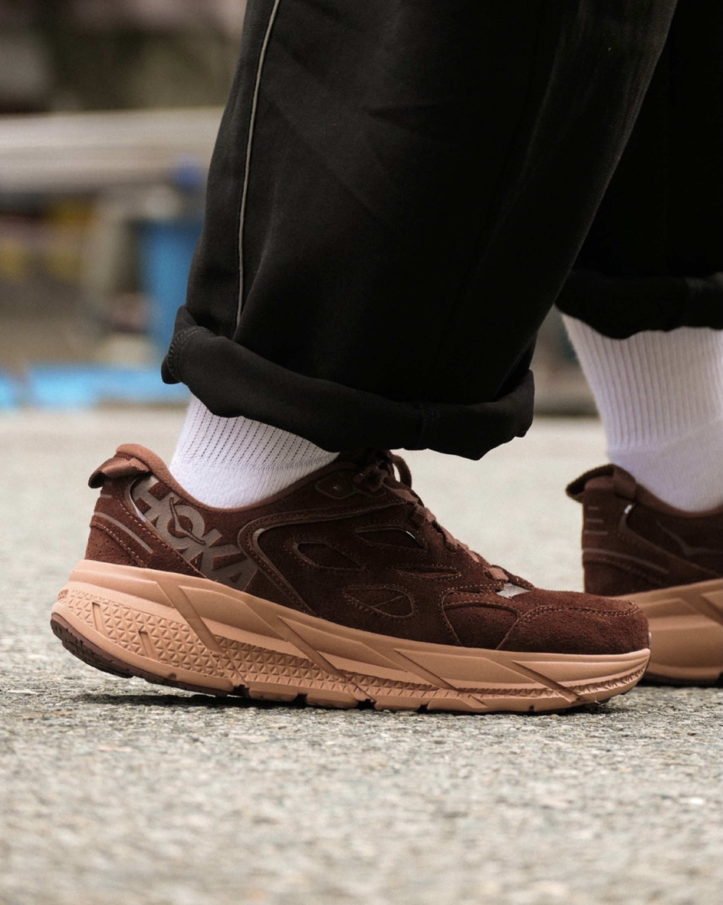 รองเท้า HOKA Clifton L Suede ‘Cappuccino’ (M9/9.5US)