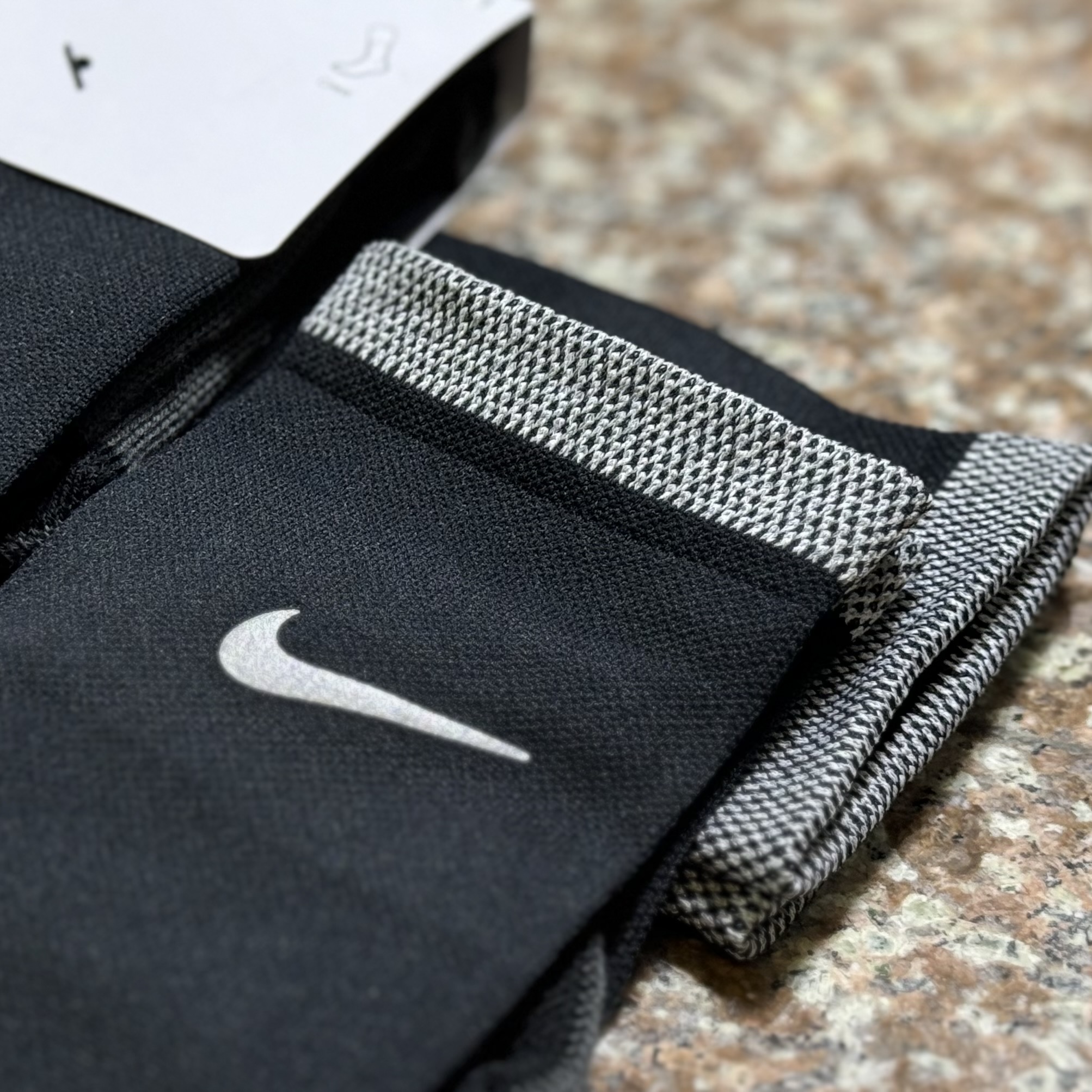 ถุงเท้าวิ่ง Nike Spark Cushioned Ankle Running Socks ‘BLACK’ (M,L)