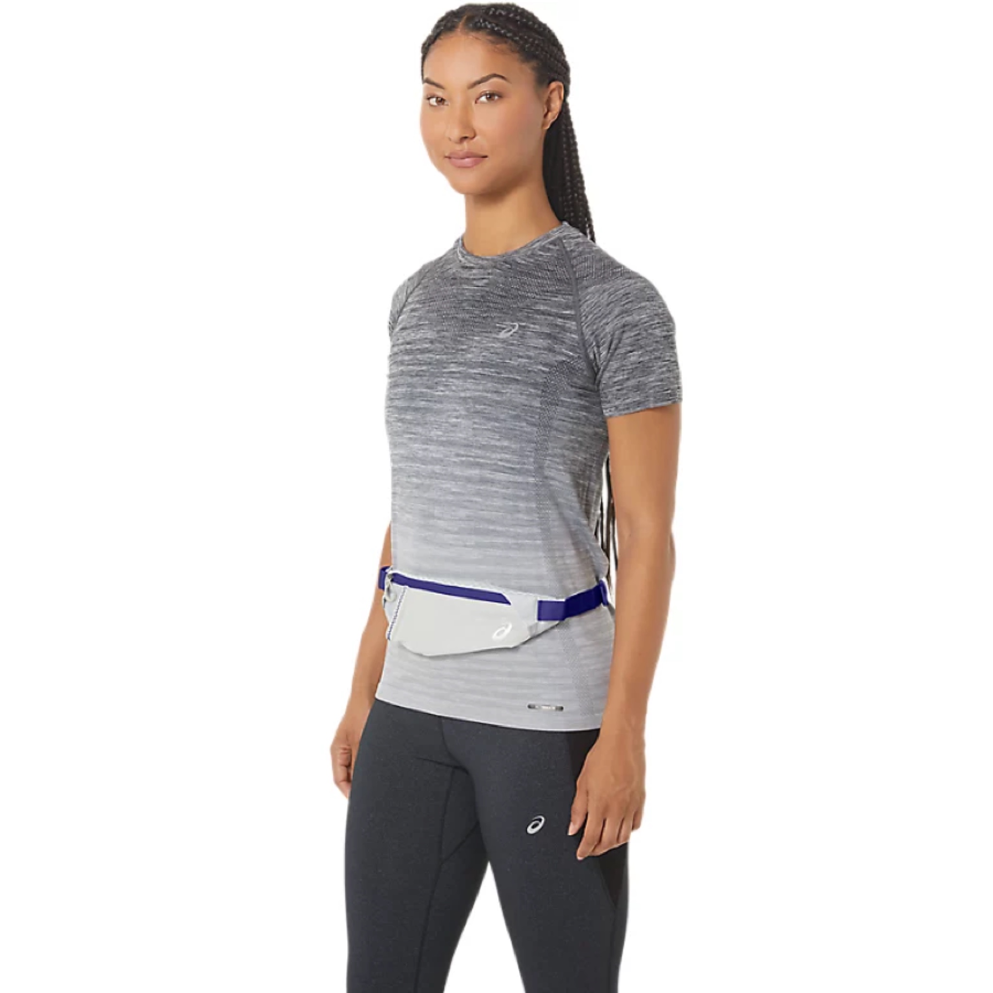 กระเป๋าวิ่ง ASICS Waist Pouch M ‘Grey/EggPlant’