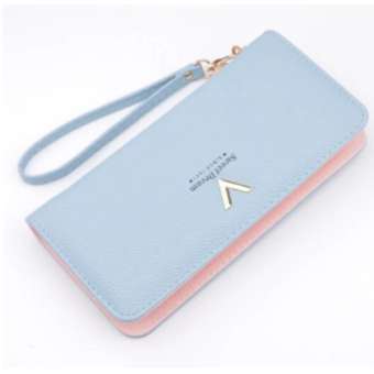 miss fashion กระเป๋าสตางค์ใบยาว กระเป๋าเงินผู้หญิง กระเป๋าตังตามวันเกิด รุ่น (black/pink/blue)