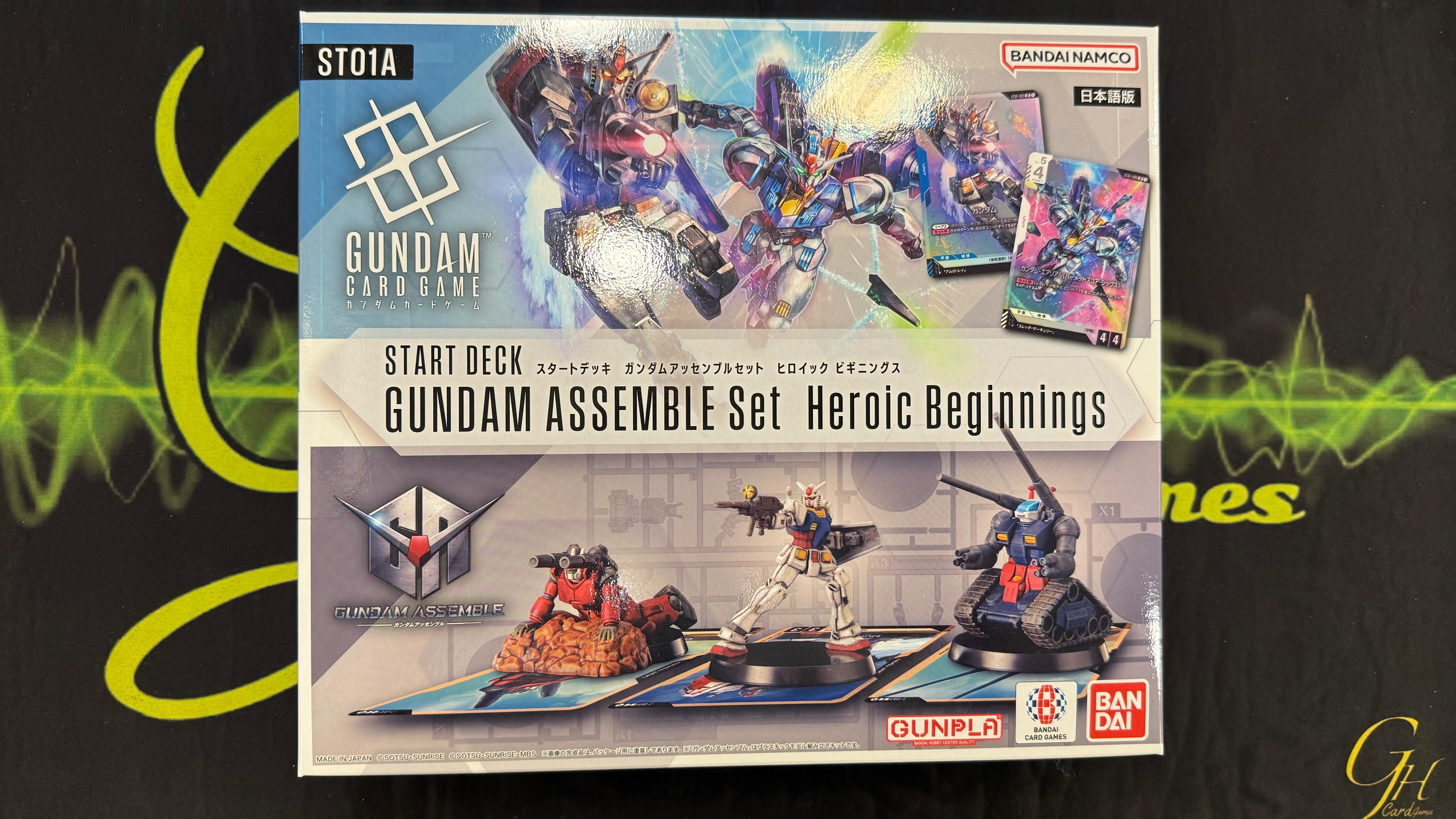 Gundam Card Game (GD-ST01A-01BOX) Starter Pack: Heroic Beginnings Japan Version แบบ 1 กล่อง พร้อมชุด Assemble