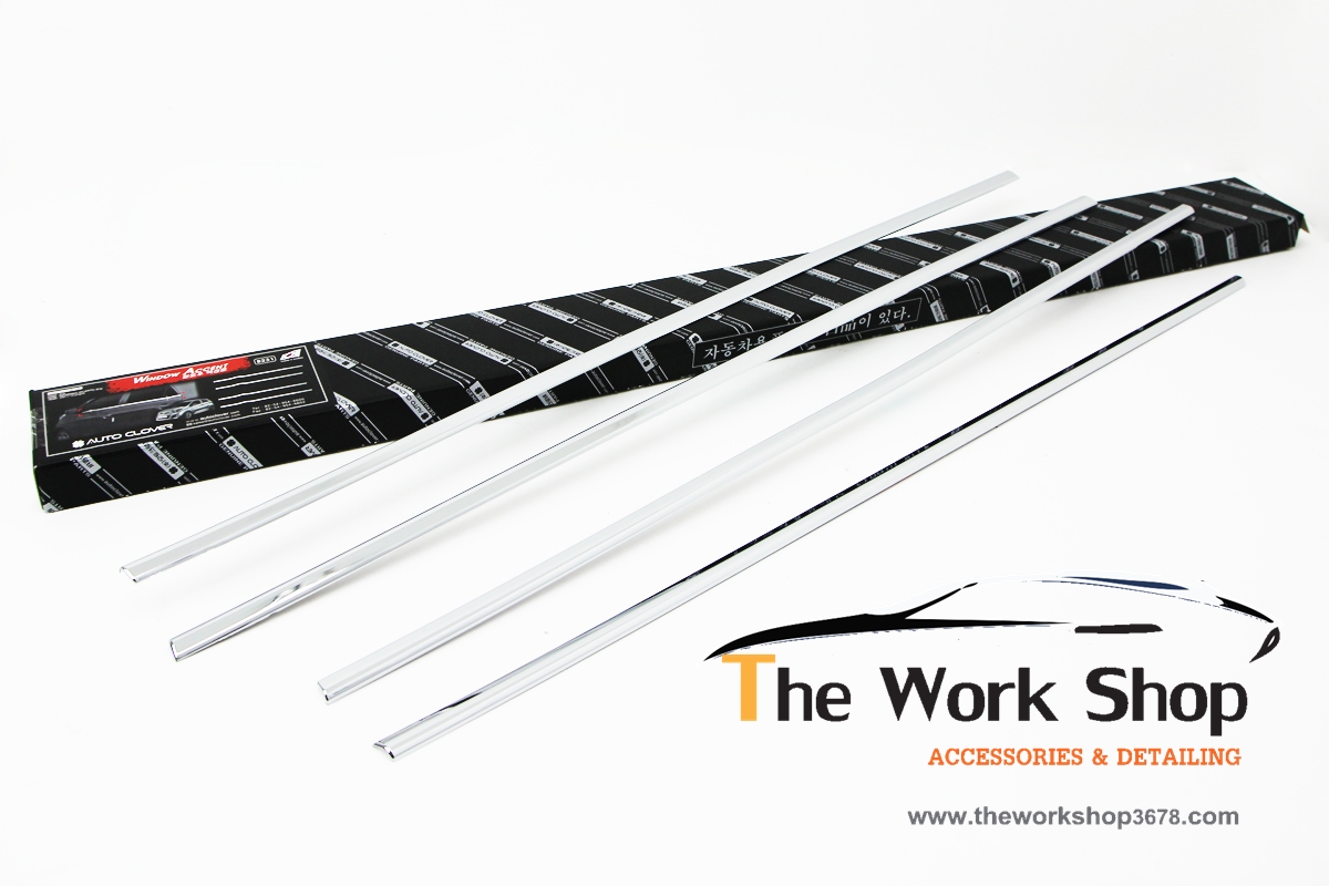 Window Accent for Picanto ( ชุดโครเมี่ยมแต่งขอบกระจกด้านล่าง )