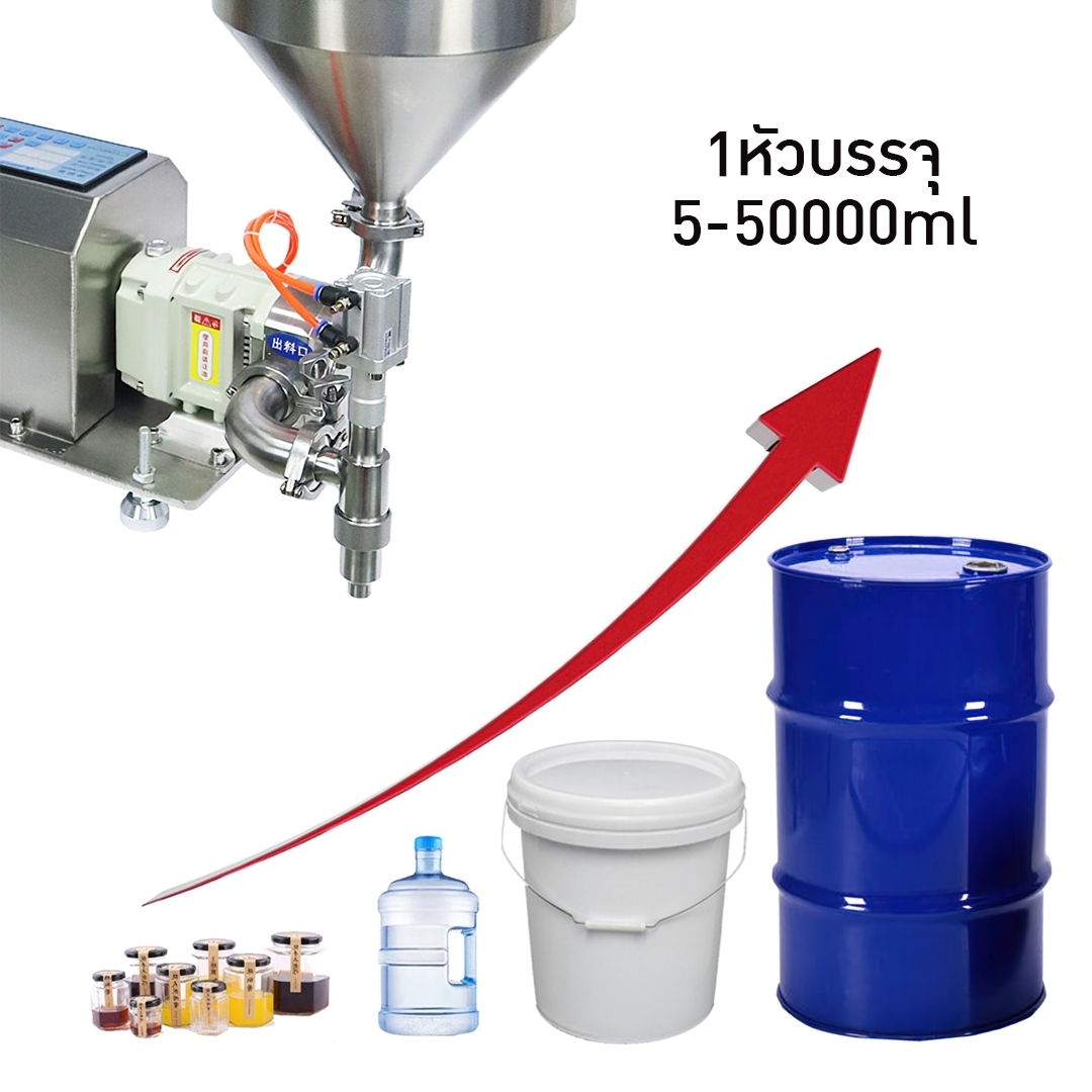 🌈15719 เครื่องบรรจุครีม โลชั่น ของเหลว รุ่น GTX-900 ตั้งค่าบรรจุได้ตั้งแต่ 5-100000ml