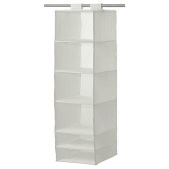 PR Furniture ที่แขวนของเอนกประสงค์ 6 ช่อง (สีขาว)