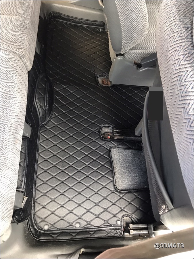 พรมปูพื้นรถยนต์6D HONDA CR-V G1 (1995-02) พรม6D หนังpvcแท้ หนานุ่ม เกรดA เต็มคัน (2ชิ้น)