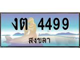 ทะเบียนสงขลา,สงขลา 4499,ป้ายประมูล, - งต 4499 สงขลา,ป้ายประมูลสงขลา