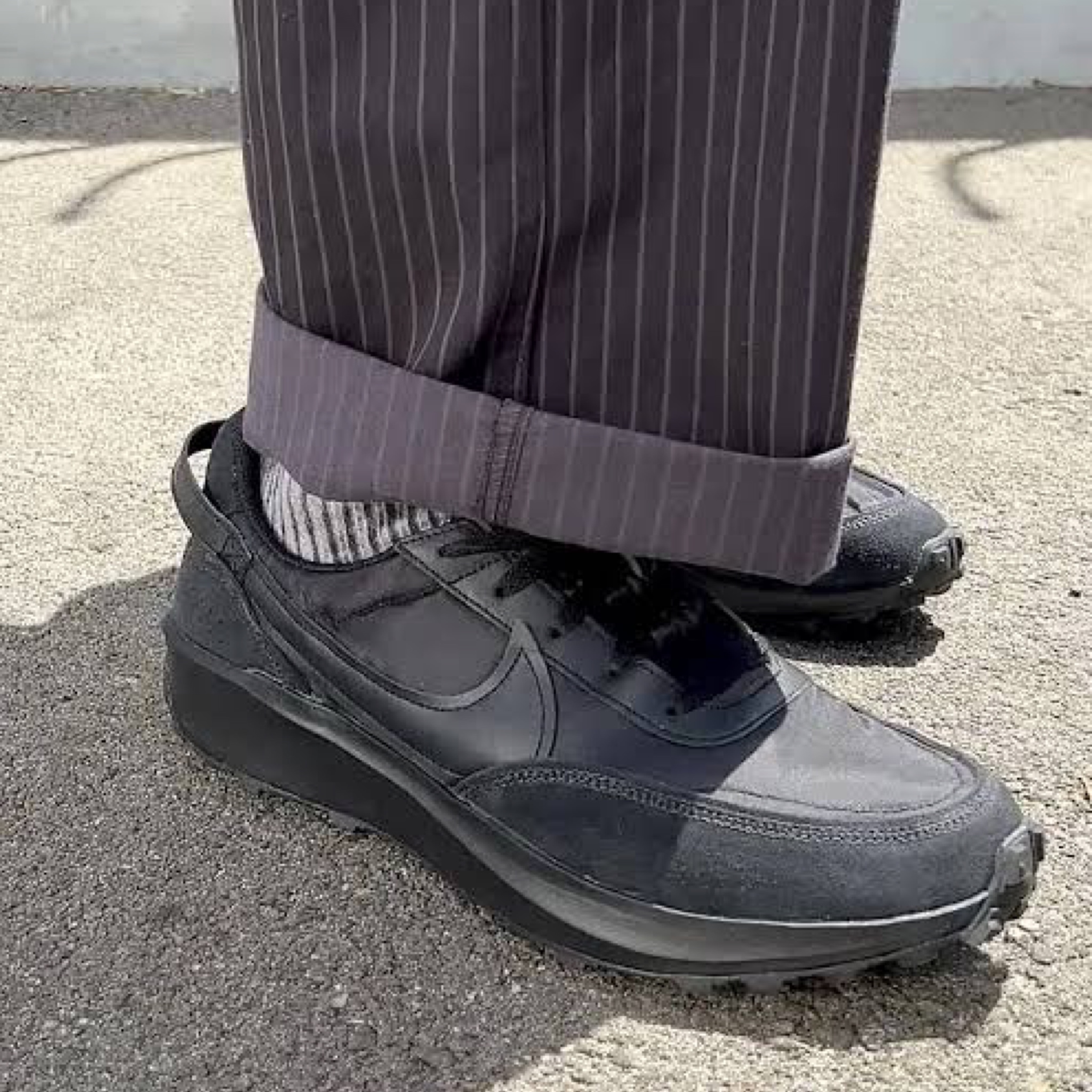 รองเท้า Nike Waffle Debut ‘TripleBlack’ (M8/9.5/10US)